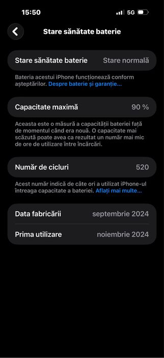 iPhone 16 Pro Max 256 GB factura achizitie