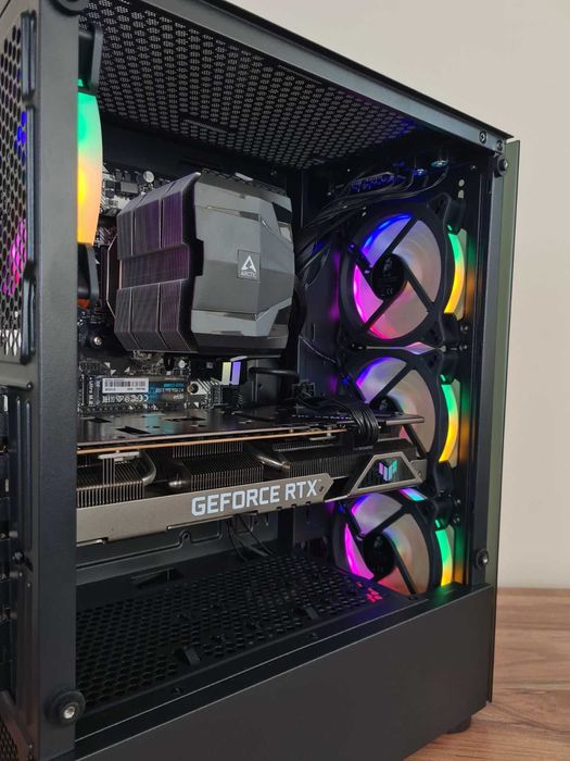 Нов | Ryzen 5600 | RTX 3060Ti | 16 GB RAM | NVMe 512GB | Геймърски