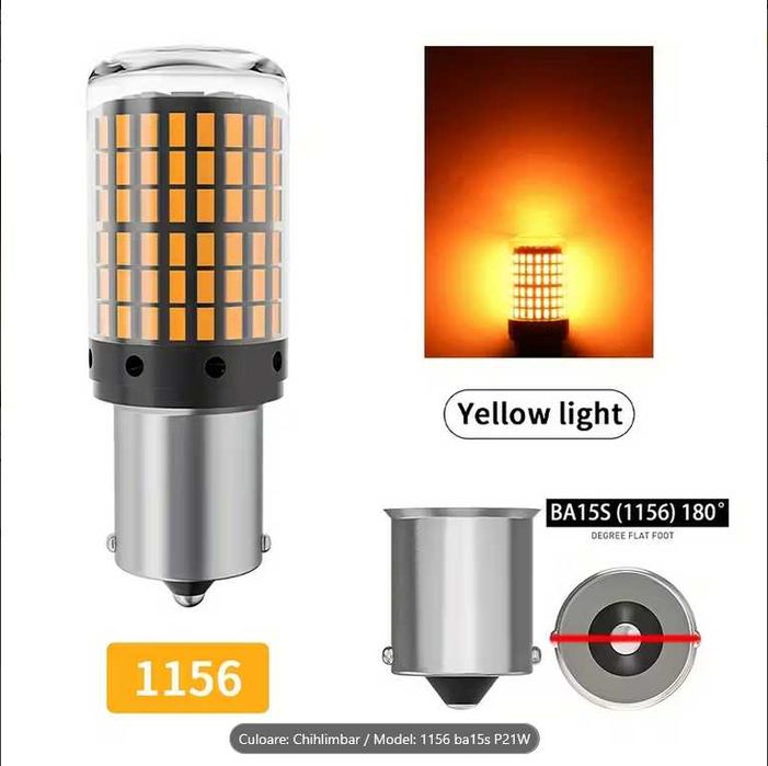 Bec semnalizare pozitie led becuri semnal pozitie stop frana led