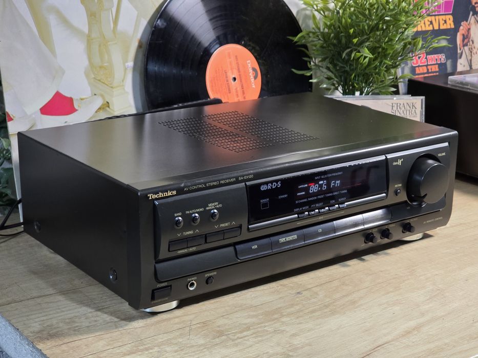 Reveiver TECHNICS SA-EX120, amplituner hifi stereo, retro