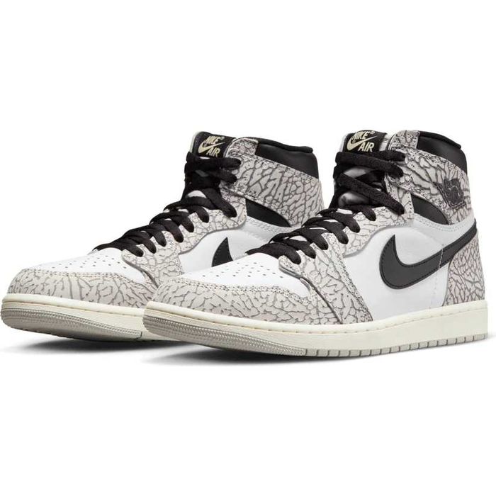 Nike Air Jordan 1 Retro High OG White Cement