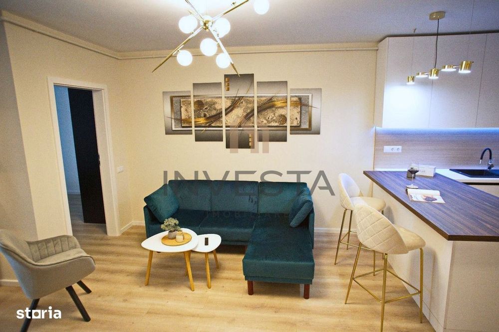 Apartament cu 3 camere, etaj intermediar, bloc nou, zona Frunzisului — fotografia 2