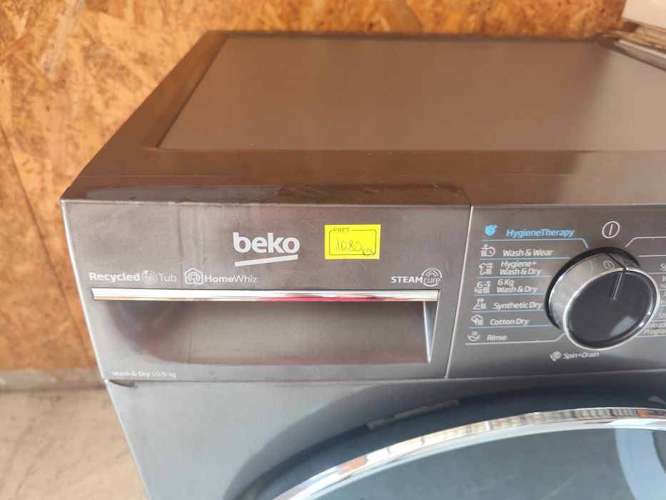 Masina de spalat Beko de 10 kg cu uscator