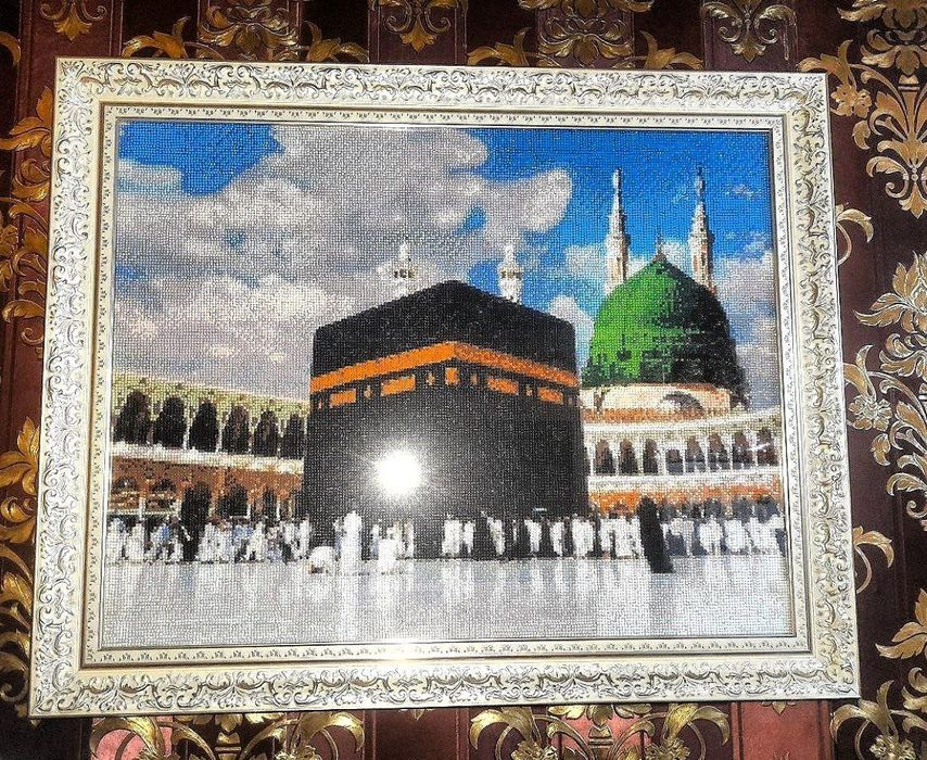 Картина из страз. Великолепная Кааба
