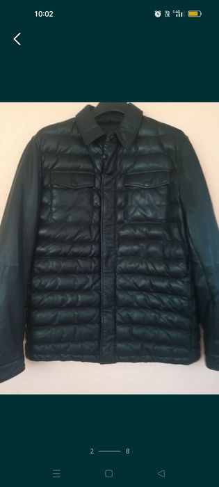 Geacă nouă Massimo Dutti L piele naturala bărbați