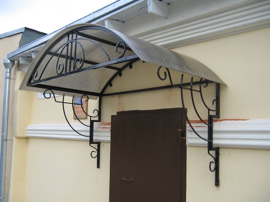 Навес козырек лавка