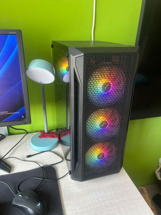 Продавам setup Acer Predator XB240H,MSI A320M-A Pro Max,AMD Ryzen
