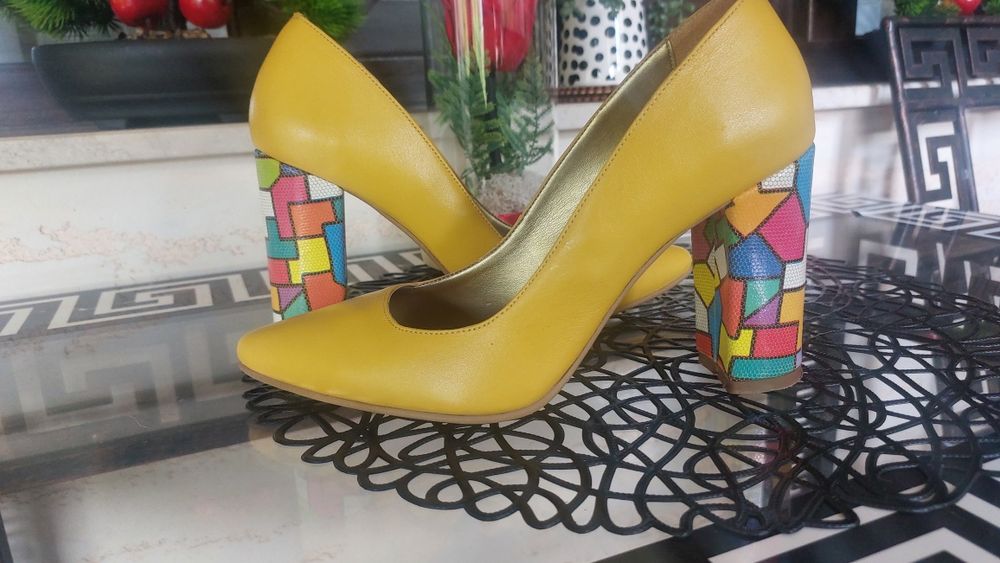 Pantofi piele naturala