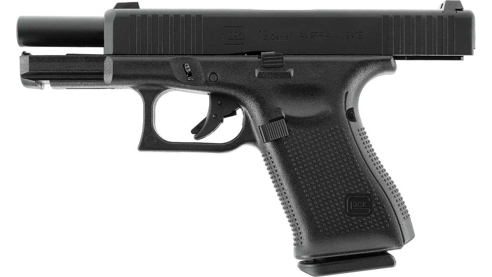 Еърсофт пистолет GLOCK 19 Gen5 (Green Gas Blowback, < 1.0 J)