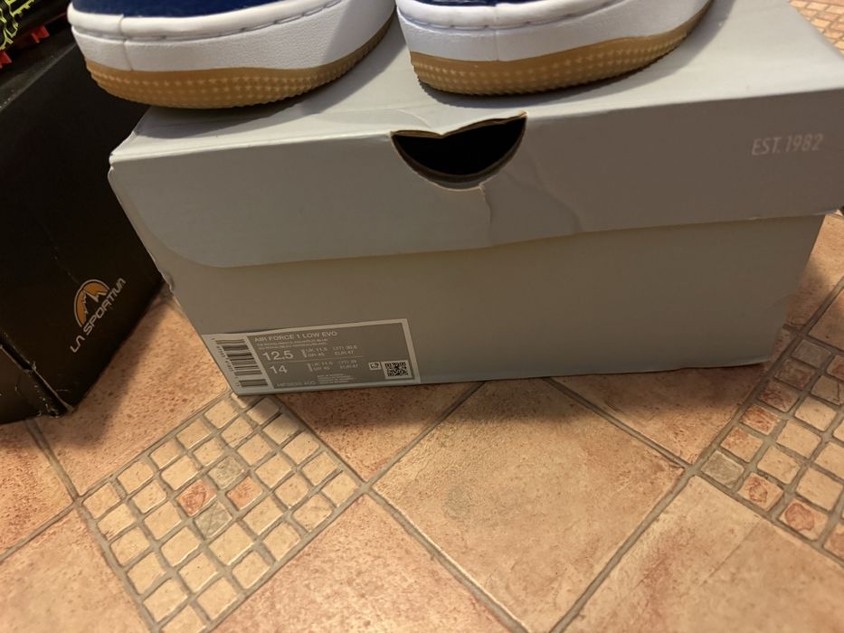 Nike air force, La Sportiva Cyclon, New Balance 650