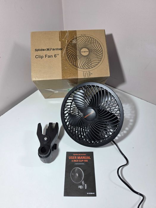 Spider Farmer Ventilator de circulație cu clemă