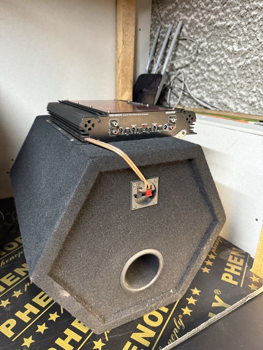 Бас каса Hertz с усилвател