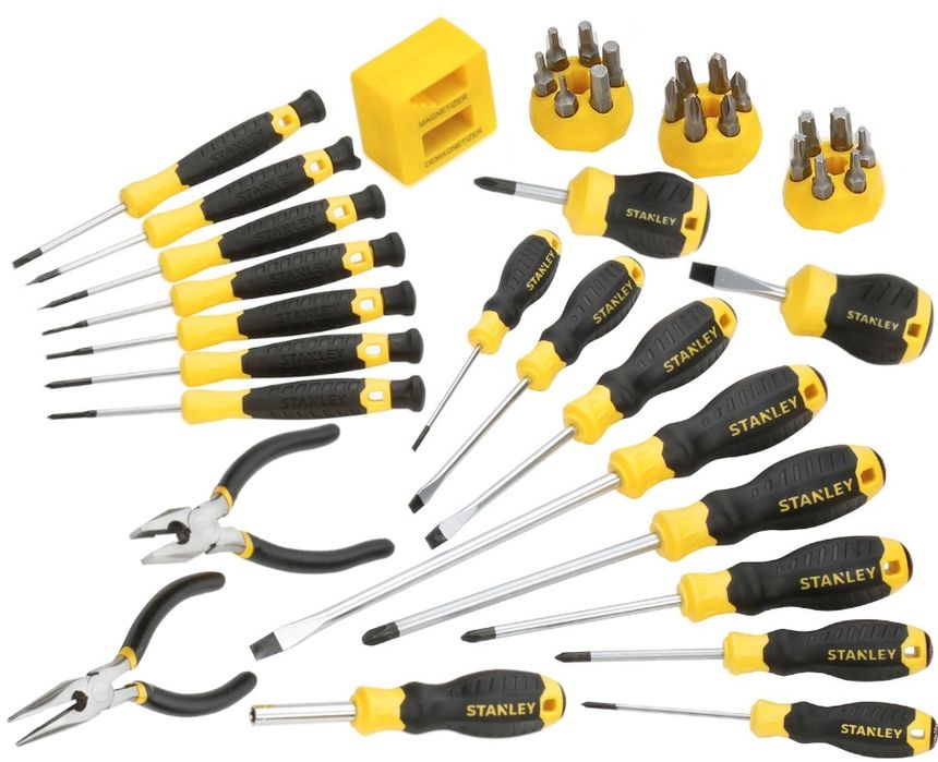 Комплект отвертки и клещи Stanley STHT0-62114 - 39 части + Чанта