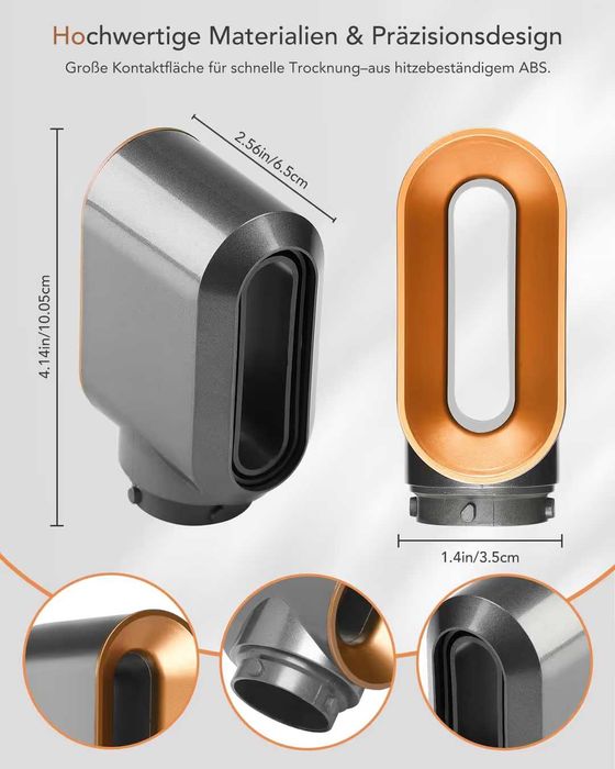 Duza de uscare pentru pre-stilizare pentru Dyson Airwrap – cupru