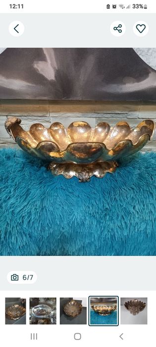 Fruptieră argintata mare