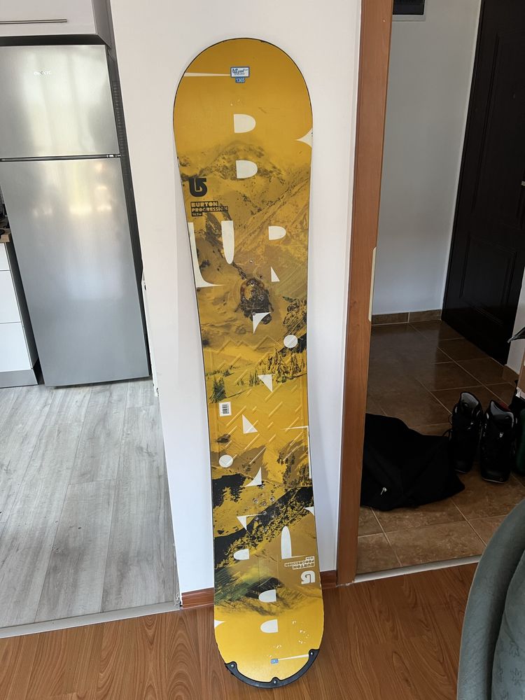 Vand Placa Snowboard Burton Progression 163W Legaturi Burton