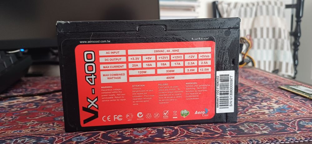 Продам Блок питания Aerocool VX - 400