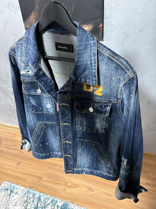 Geaca denim Dsquared2 model NOU!