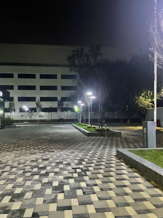 Столб LED садовово парковый 100+100 ват