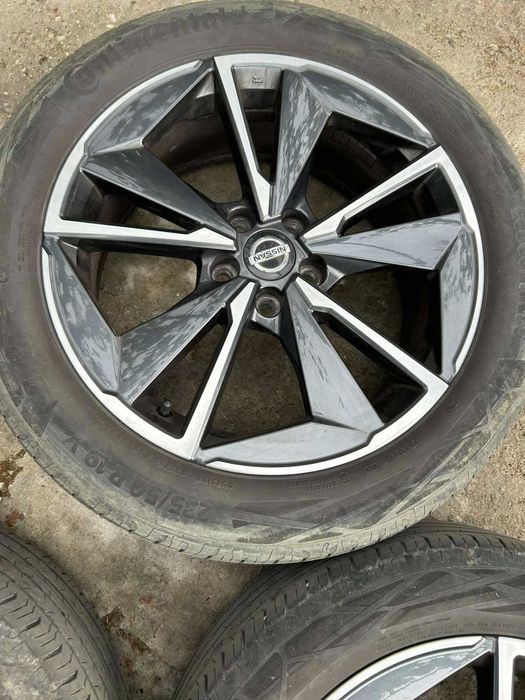 Оригинални 19" джанти Nissan Qashqai Tekna J12 + Continental 235/50 R19