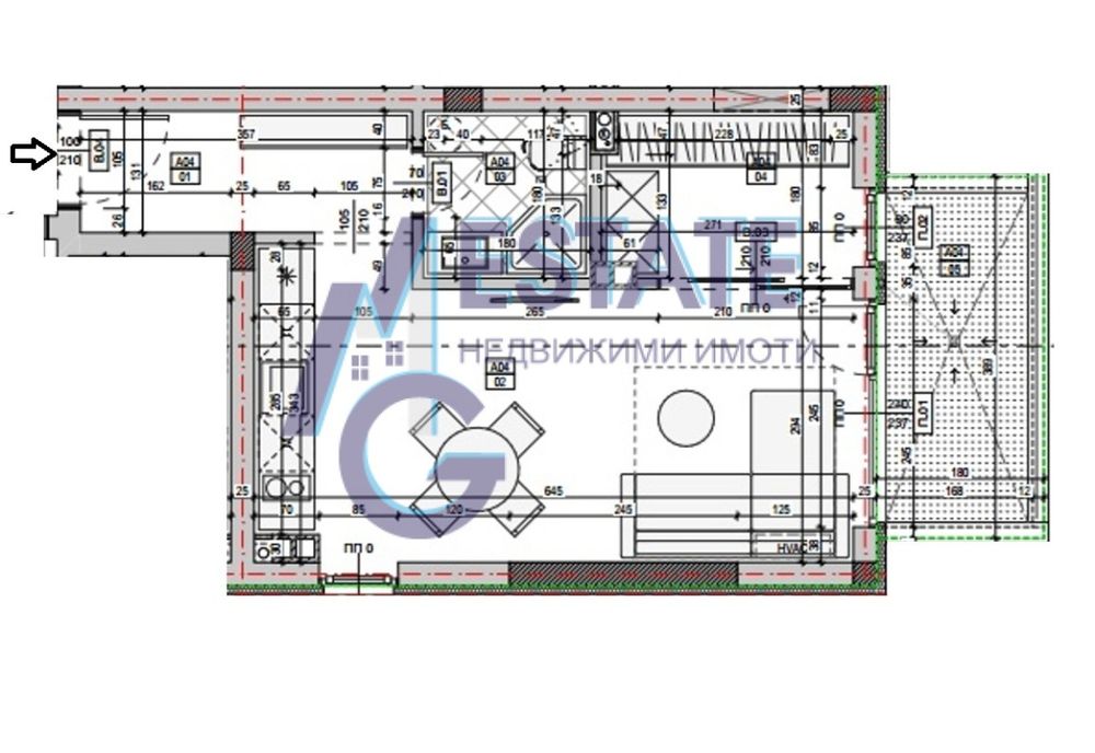 Чудесен едностаен апартамент в жилищна сграда в Созопол.