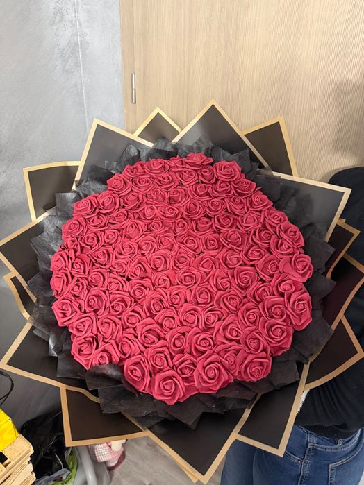 Готови букети от вечни рози 8 март