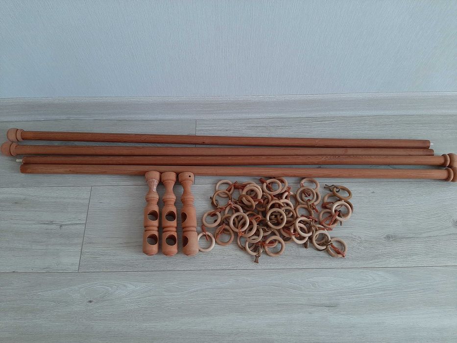 гардина деревянная, сборная, 2,6 м