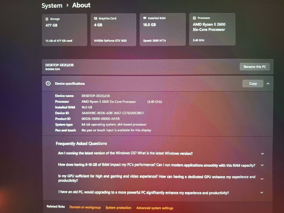 Компьютер в отличном состоянии