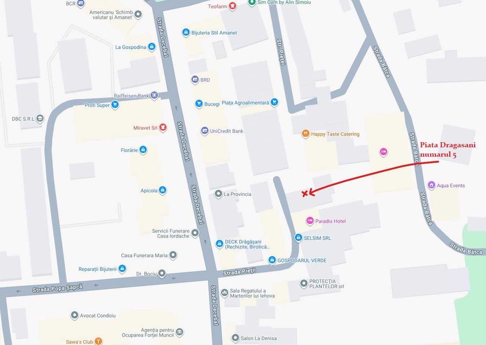 DE INCHIRIAT - Spatiu Comercial 40 mp - Ultra Vizibil - Dragasani