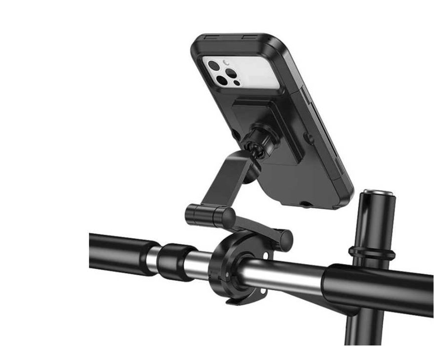 Suport telefon pentru ghidon inaltime reglabila rotativ 360 rezistent la apa