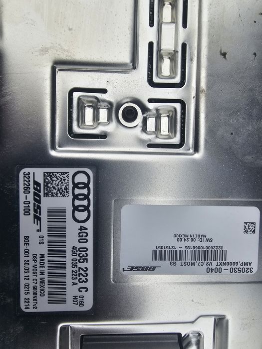 Amplificator Statie Bose Audi A6/A7/A8 Cod 4G0035223C