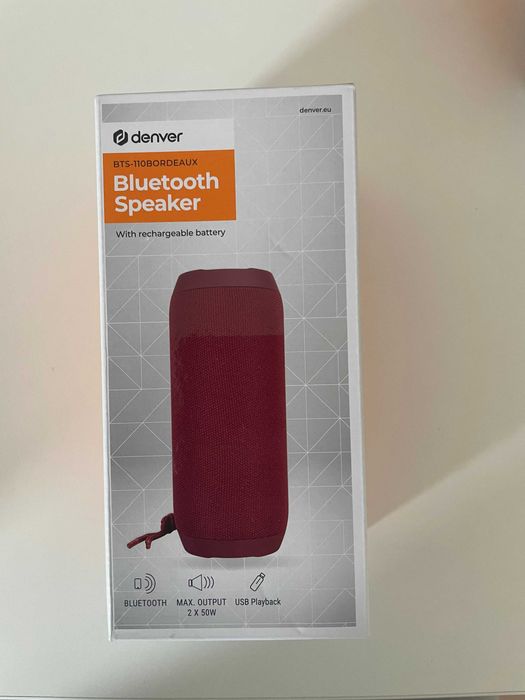 Boxa portabila Denver BTS-110, Bluetooth,2x5 W, AUX input, MicroSD
