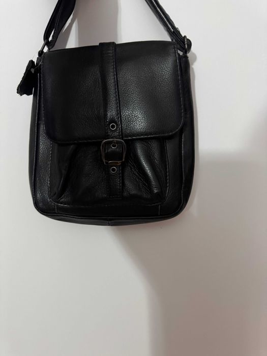 gentuta dama de piele naturala de calatorie