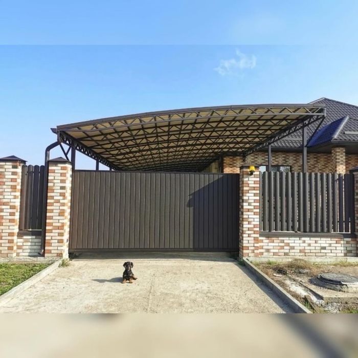 Навес для дома под ключ