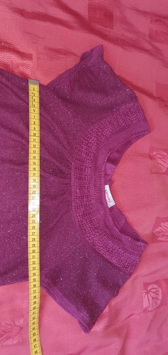 Bluza tricot  mov/ violet elegant cu fir stralucitor XS/ S