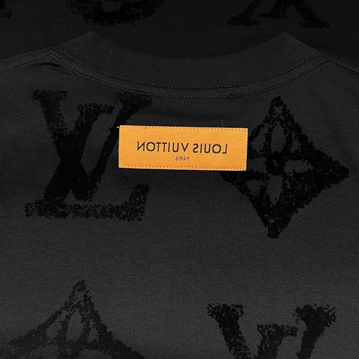 Tricou Louis Vuitton Black Velvet Logo