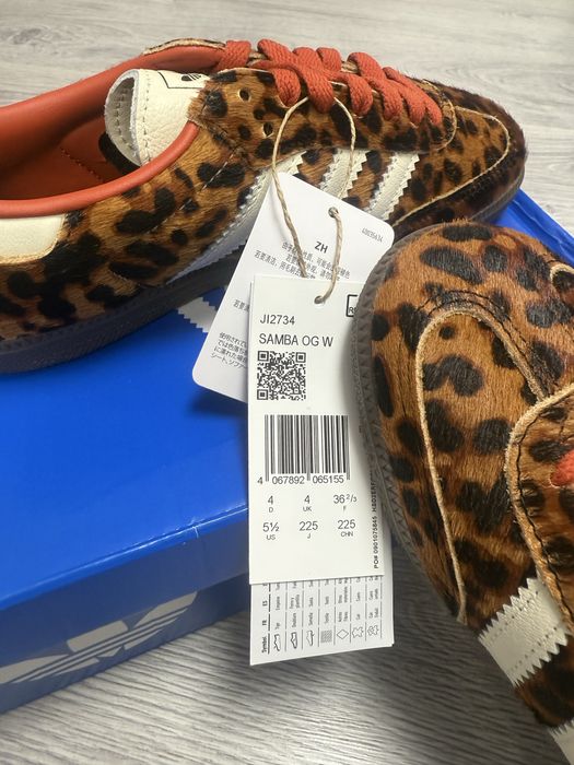 Adidas Samba OG Preloved Red Leopard sneaker