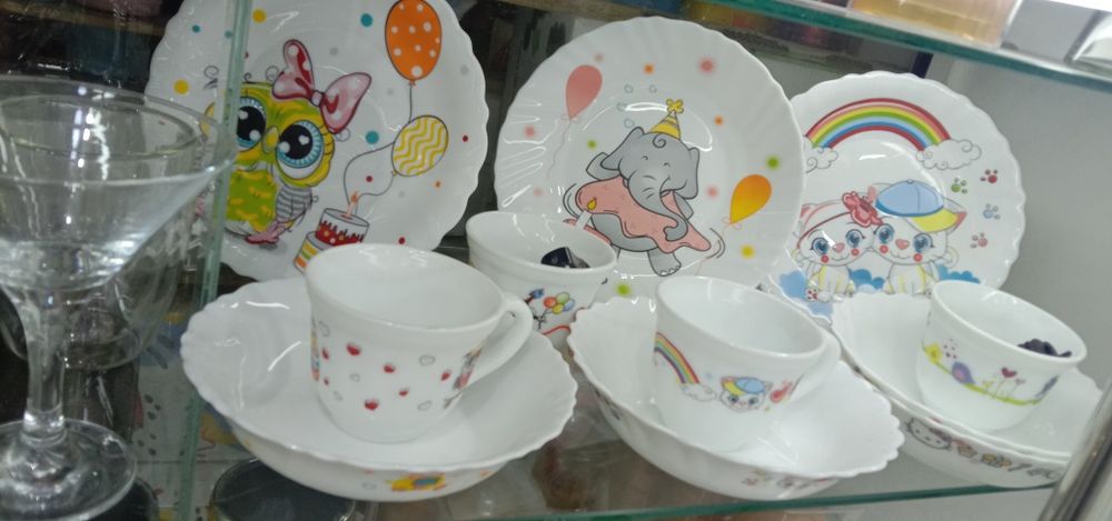 Детский не бьющей посуды--Fancenburd мульгерои ! см.фото