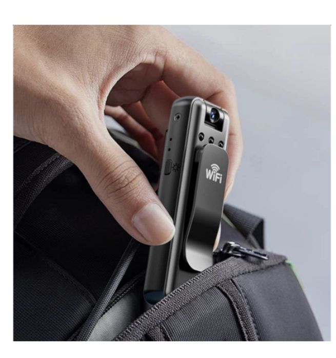 Нагрудная камера F10 HD 1080P WiFi  видеорегистратор