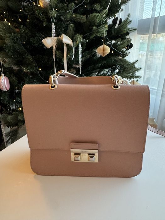 FURLA дамска чанта естествена кожа