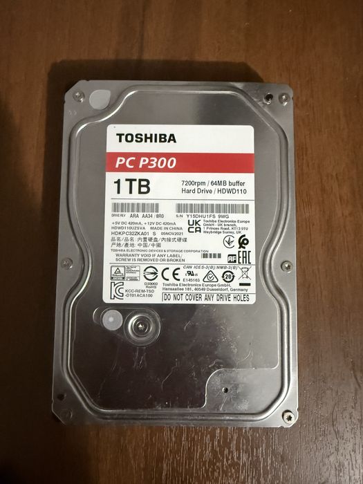 Внутренний HDD P300 1 tb