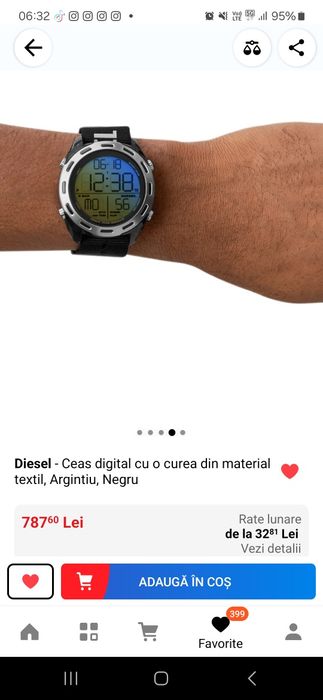 Ceas Diesel Original adus recent Franța model deosebit se dă la cutie