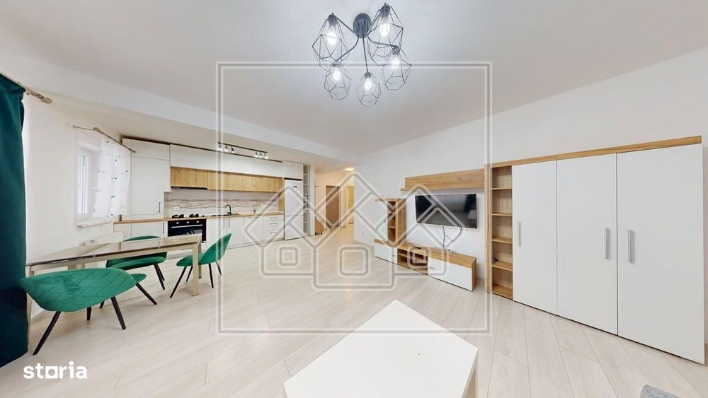 Ap cu 2 camere, 60 mp utili, mobilat si utilat, loc de parcare -