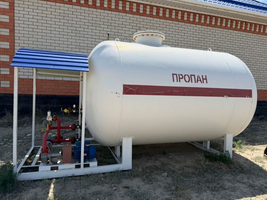 Газ заправка Резервуар