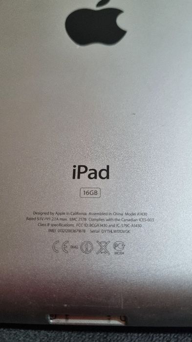 IPad 16 GB второго поколения