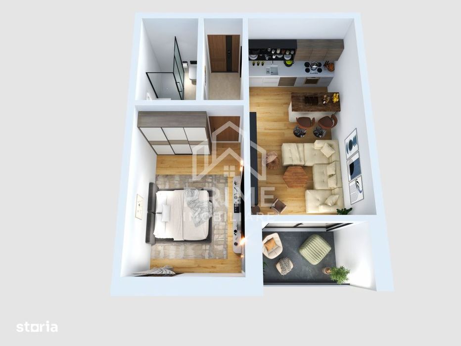 Apartament 1 Camera, 40Mp, Zona Lidl Cetate Alba Iulia