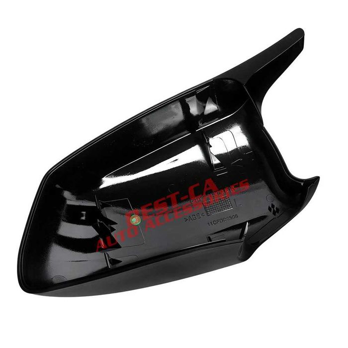 Capace oglinzi cu cleme pentru montaj direct Batman / M-Style compatibile cu BMW Seria 5 F10, F11 (2010-2013) pre lci – Negru Lucios