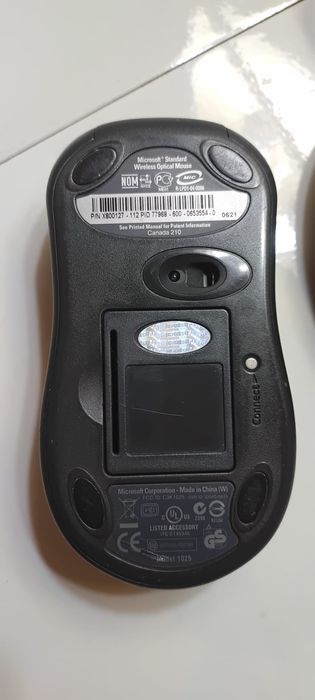 Mouse wireless microsoft optic model 1025