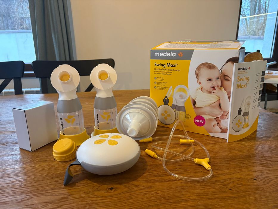 Помпа за кърма - Помпа за кърма Medela Swing Maxi Double