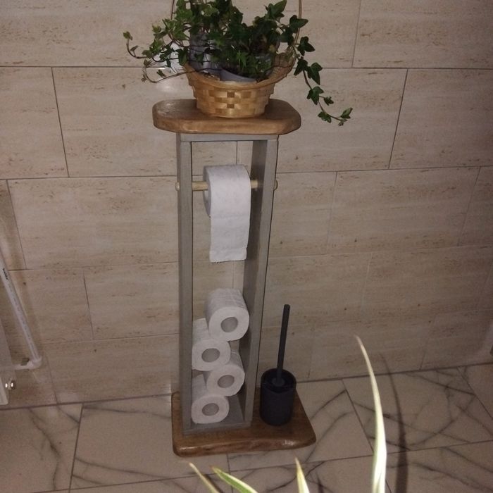 Suport hârtie igienica rustic